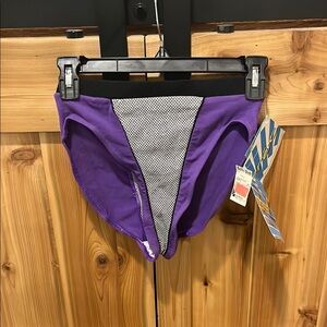 Jacques Moret Vibrant Purple Shapewear with Gray Detail